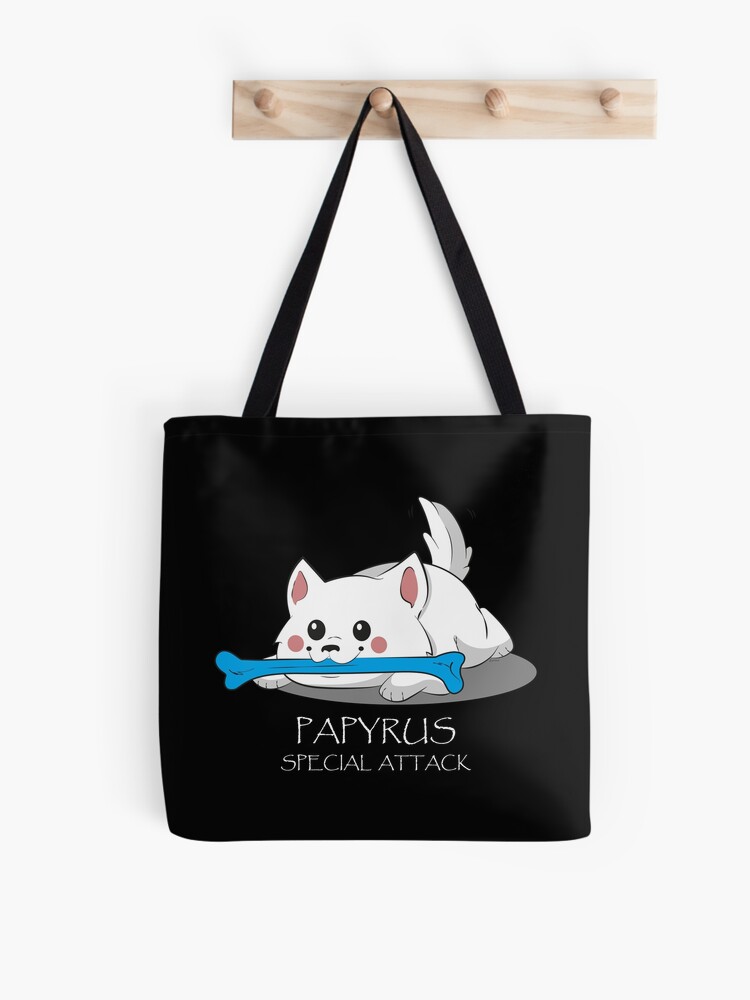 Sans papyrus selling undertale bags