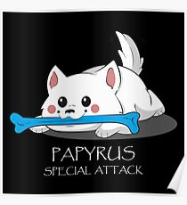 Undertale - Papyrus's special attack Poster
