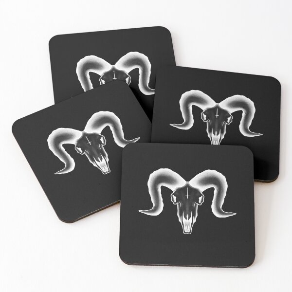 Item preview, GOAT SKULL White designed and sold by hugoncalves.