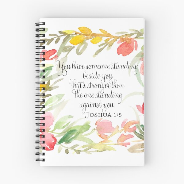 Item preview, Joshua 1:5 | You have someone standing beside you | Scripture Art designed and sold by Harpley Design Studio.