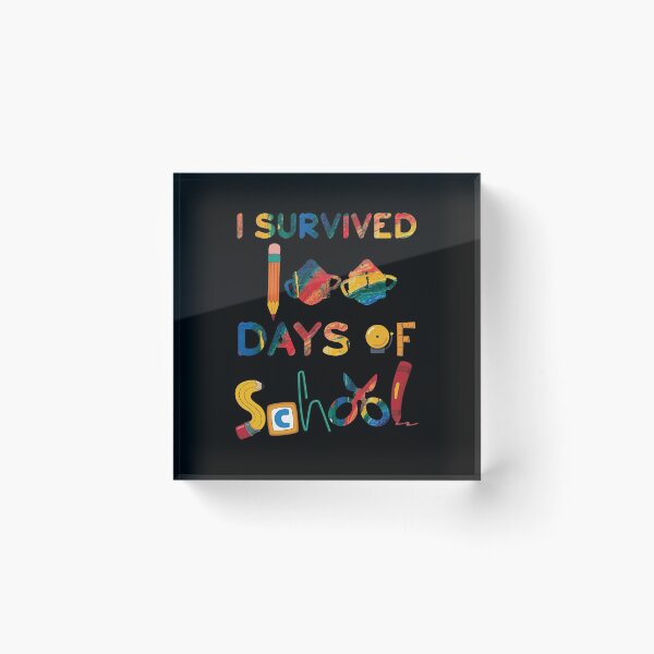 Item preview, I Survived 100 Days Of School For Teachers & Kids! designed and sold by StarByAsem.
