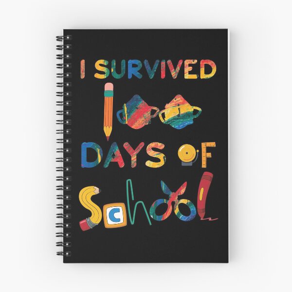 Item preview, I Survived 100 Days Of School For Teachers & Kids! designed and sold by StarByAsem.
