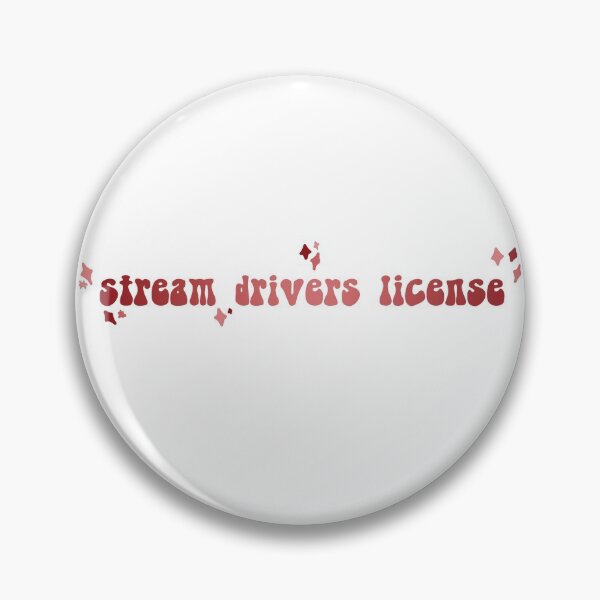Item preview, stream drivers license sparkles - RED designed and sold by beccaamac.