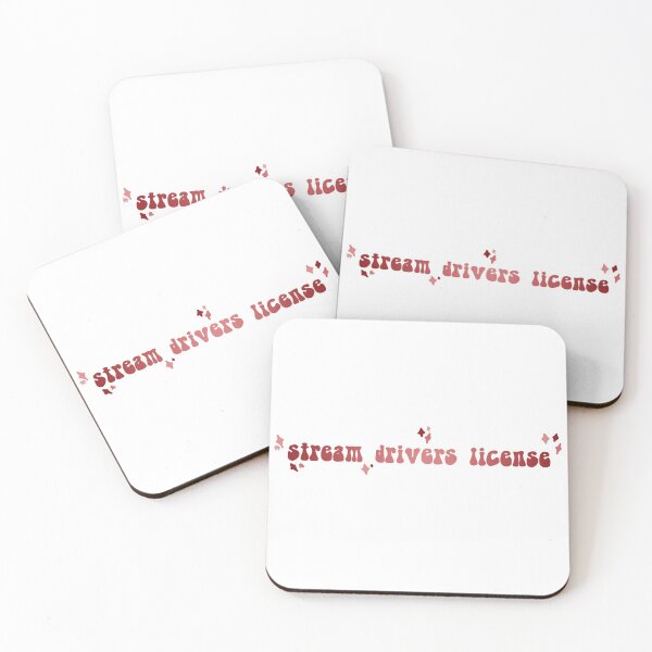 Item preview, stream drivers license sparkles - RED designed and sold by beccaamac.