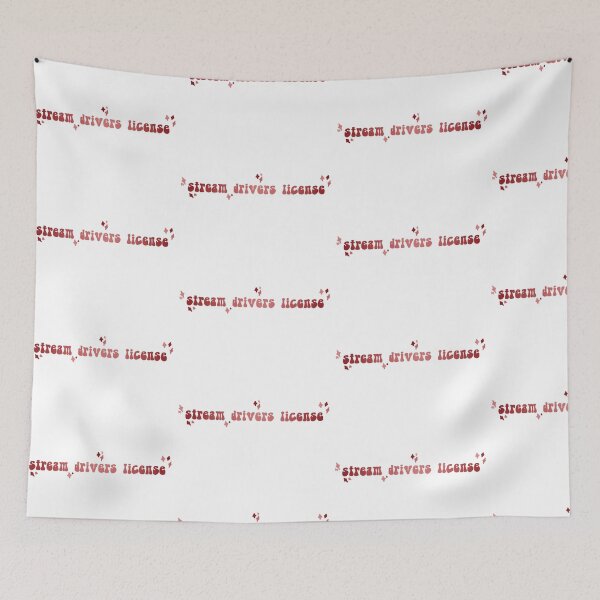 Item preview, stream drivers license sparkles - RED designed and sold by beccaamac.