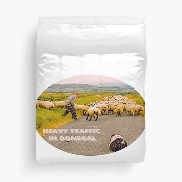 HEAVY TRAFFIC IN DONEGAL Duvet Cover