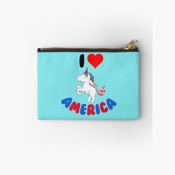 Item preview, I Love America - Cute Valentine´s Patriotic Americorn designed and sold by LordAudes.