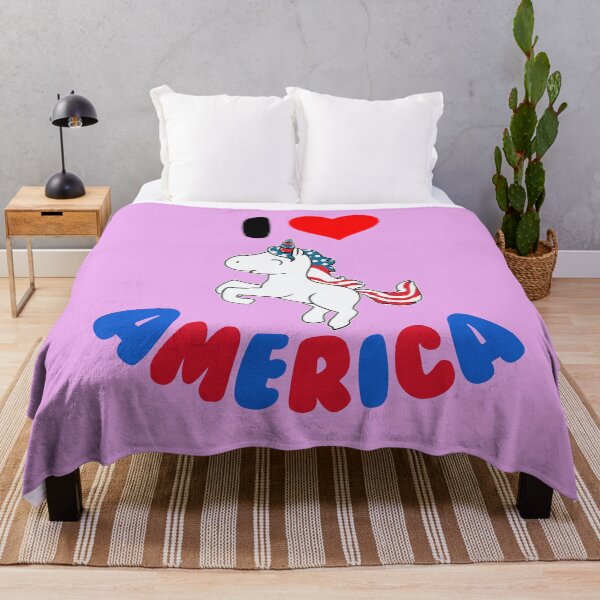 Item preview, I Love America - Cute Valentine´s Patriotic Americorn designed and sold by LordAudes.