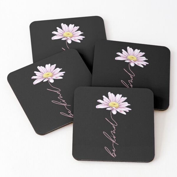 Item preview, Be Kind Pink Daisy || Scripted Stem designed and sold by urbanelf.