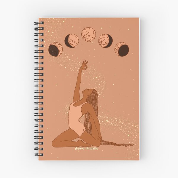 Item preview, Boho yogini moon phases designed and sold by sierratruong.
