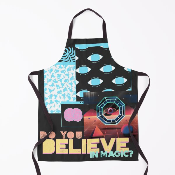 Item preview, Believe in Magic Retro Digital Vaporwave Design designed and sold by fifty-bucks.