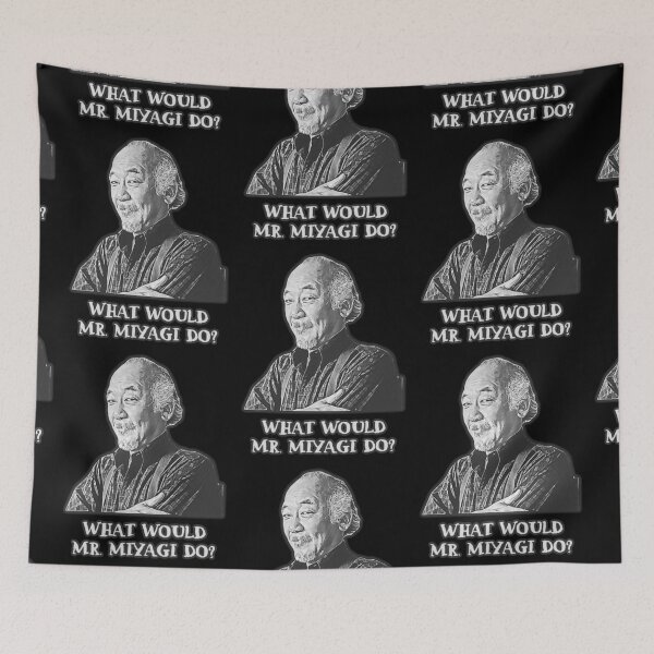 Item preview, What Would Mr. Miyagi Do? WWMMD designed and sold by Cuttintees.