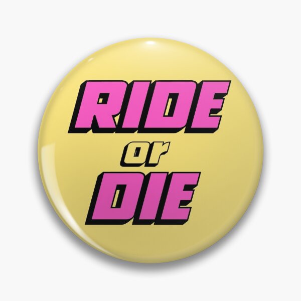 Artikelvorschau, Ride or Die - Pink auf Tan entworfen und verkauft von pixelstag.