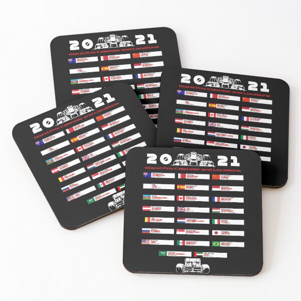 Item preview, Calendar Formula Race Car Circuit Map Name 2021, Twenty Three Grand Prix 2021, Formula 1 2021 Season designed and sold by OnlyPrint20.