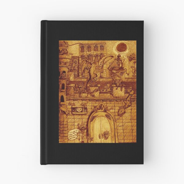 Item preview, The Gargoyles' NighT designed and sold by pinkyjainpan.