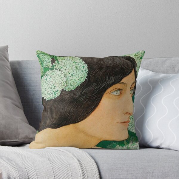 Item preview, Female Portrait by Ernest Biéler designed and sold by IndieArtDream.