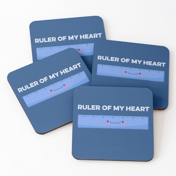 Item preview, Ruler Of My Heart Cute Kawaii Valentine's Day Gift Math Algebra Equation Wedding Anniversary Engagement Funny Nerdy Geek designed and sold by gkao.
