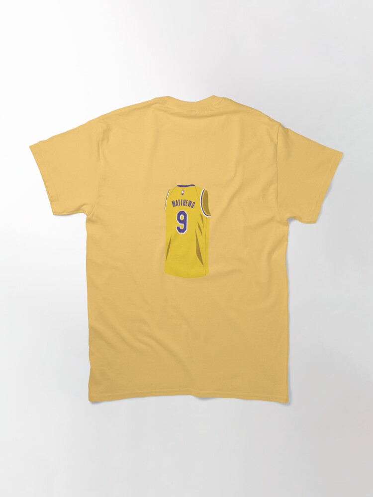 Wesley Matthews #9 Los Angeles Lakers Jersey Classic T-Shirt for