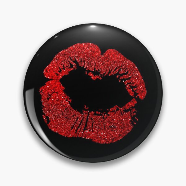 Item preview, Red sparkling kiss designed and sold by idjy.