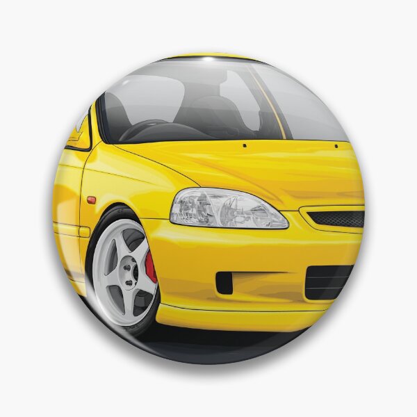 Item preview,  EK Civic (facelift) Yellow designed and sold by ArtyMotive.