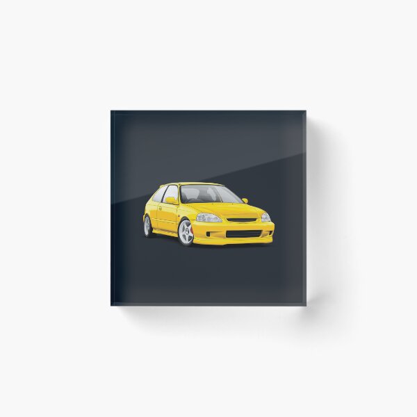 Item preview,  EK Civic (facelift) Yellow designed and sold by ArtyMotive.