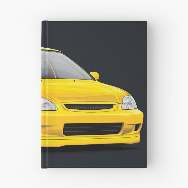 Item preview, EK Civic (facelift) Yellow designed and sold by ArtyMotive.