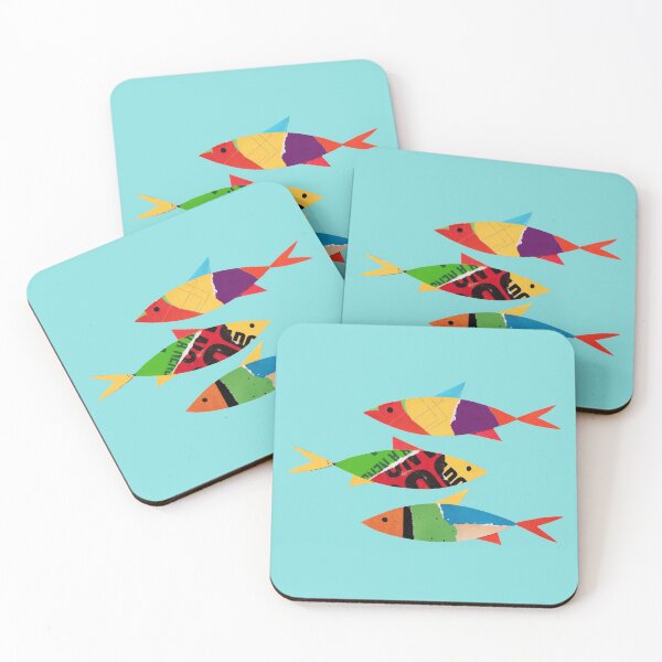Item preview, Three Colorful Fishes designed and sold by kertasiun.