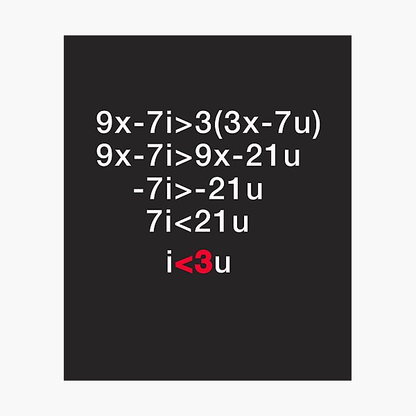 Item preview, I Love You Valentine's Day Gift Math Algebra Equation Wedding Anniversary Engagement Funny Nerdy Geek designed and sold by gkao.
