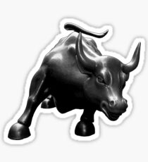 The Wall Street Bull Sticker