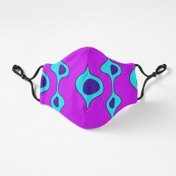 50's Style Blobs Fitted 3-Layer