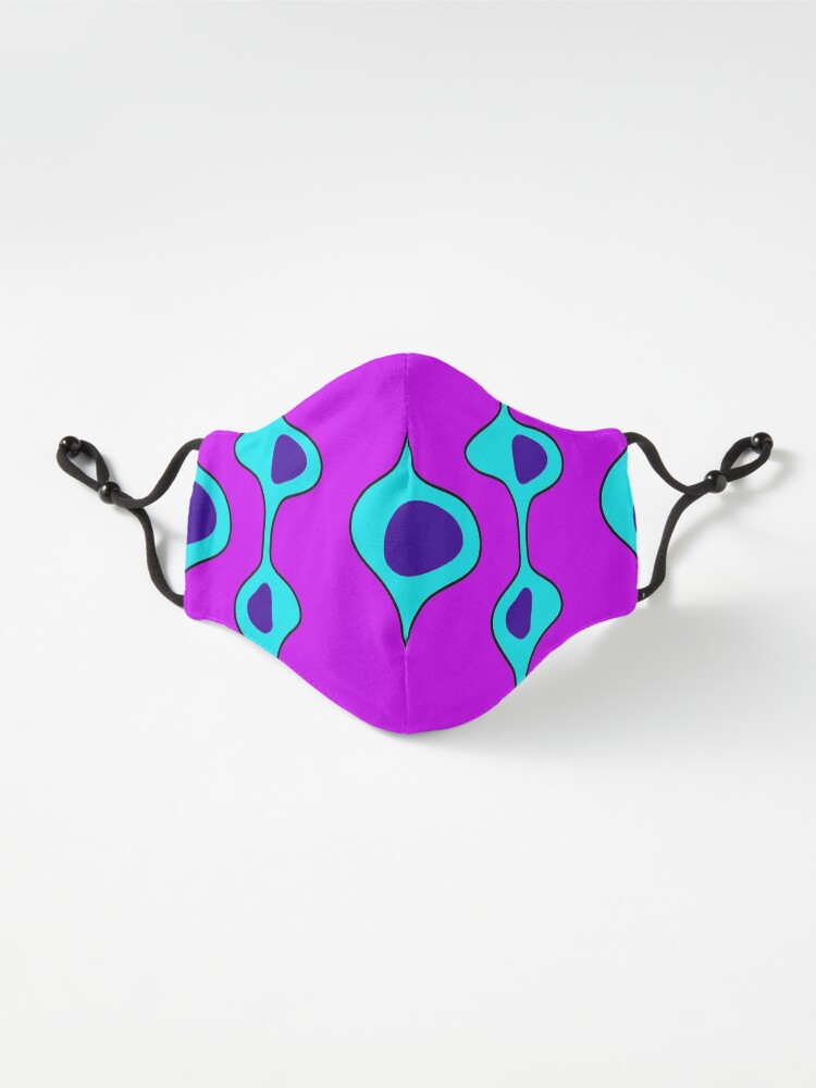 Alternate view of 50's Style Blobs Mask