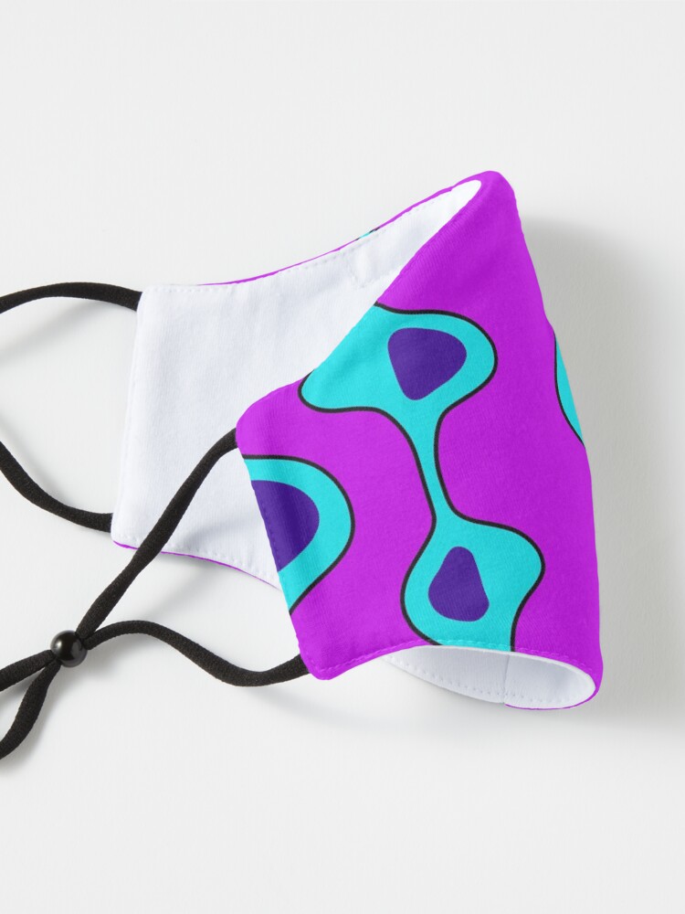 Alternate view of 50's Style Blobs Mask