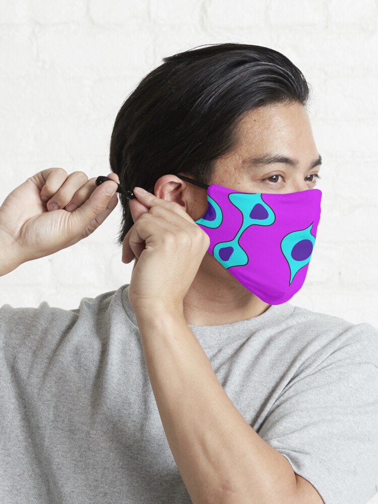 Alternate view of 50's Style Blobs Mask