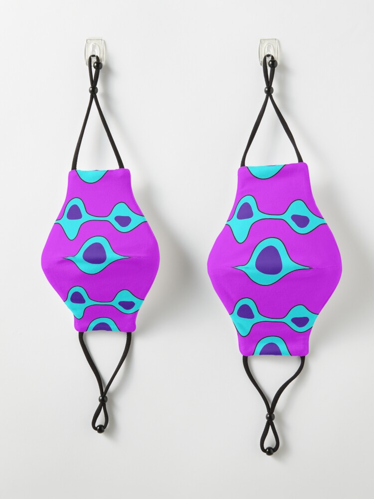 Alternate view of 50's Style Blobs Mask