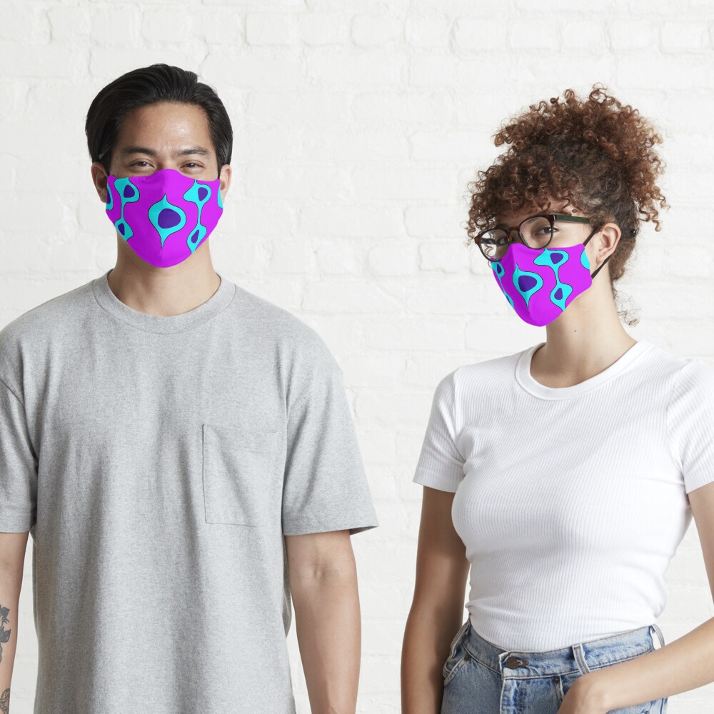 50's Style Blobs Mask