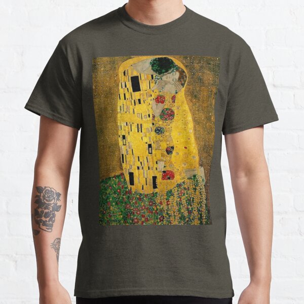 "The Kiss" by Gustav Klimt  |  Liebespaar - The Lovers Classic T-Shirt