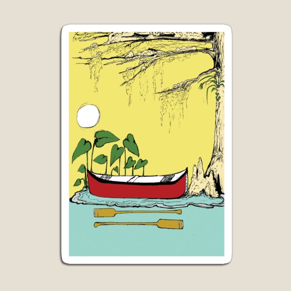 Item preview, Copy of Canoe in the swamp designed and sold by Julia Wolff.
