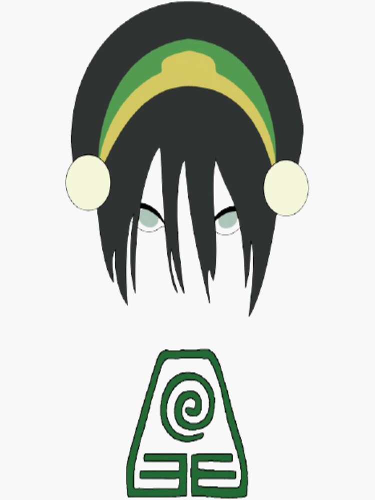 Toph Beifong Avatar The Last Airbender Sticker For Sale By Animebooth Redbubble 5375