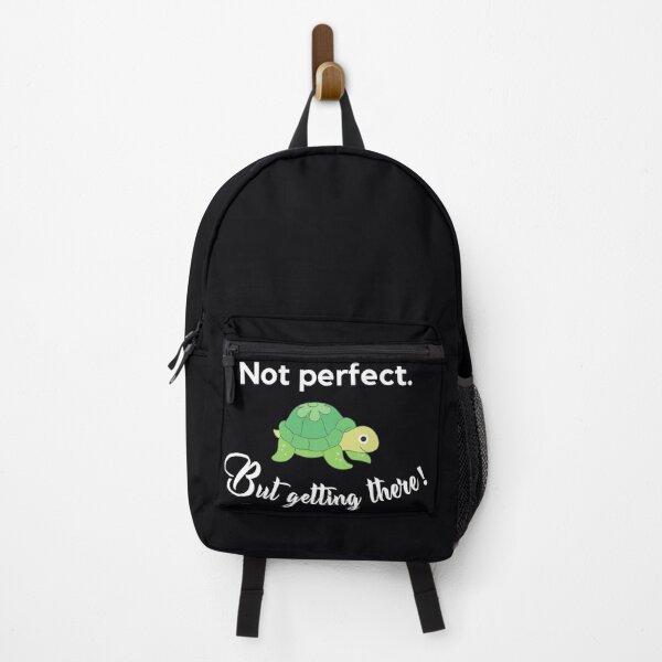 Item preview, "Not Perfect. But Getting There." . . . I'm getting better every day, slowly but surely. Perseverance is a magical thing.  designed and sold by JoelsCorner.