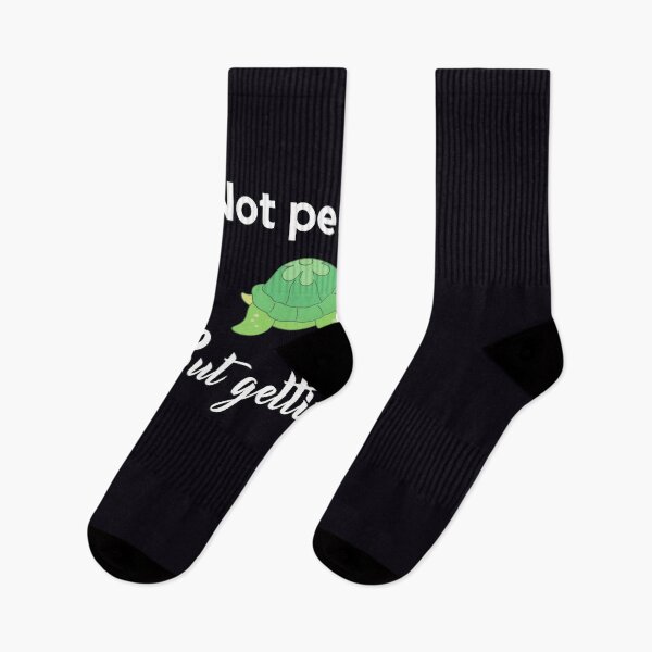 Item preview, "Not Perfect. But Getting There." . . . I'm getting better every day, slowly but surely. Perseverance is a magical thing.  designed and sold by JoelsCorner.