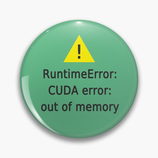 Item preview, runtime error cuda error designed and sold by FunnyGrief.