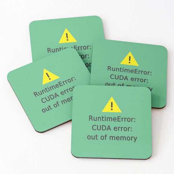 Item preview, runtime error cuda error designed and sold by FunnyGrief.