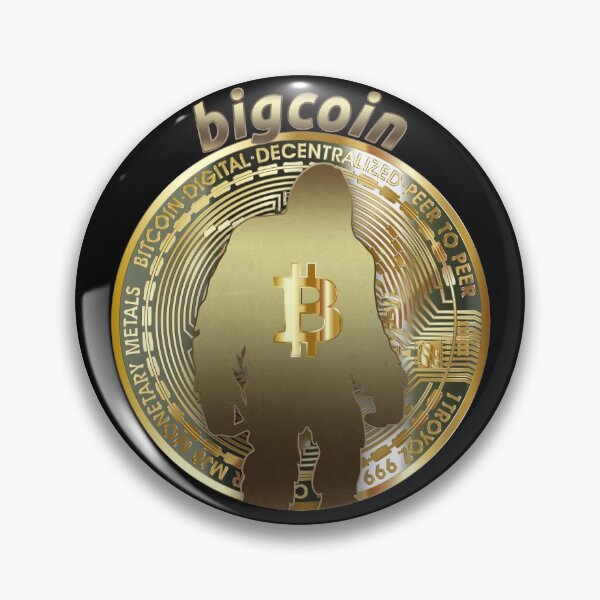 Item preview, Bigcoin Funny Bigfoot Bitcoin Cryptocurrency designed and sold by ForFunDesigns.