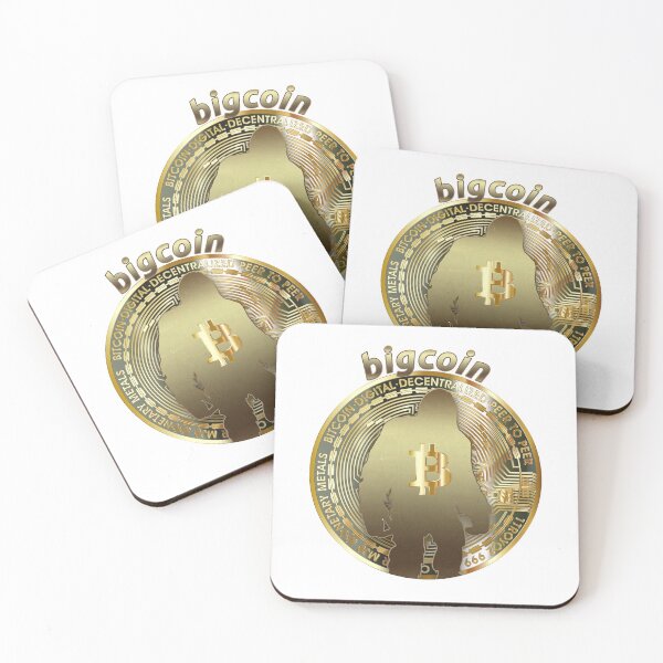 Item preview, Bigcoin Funny Bigfoot Bitcoin Cryptocurrency designed and sold by ForFunDesigns.