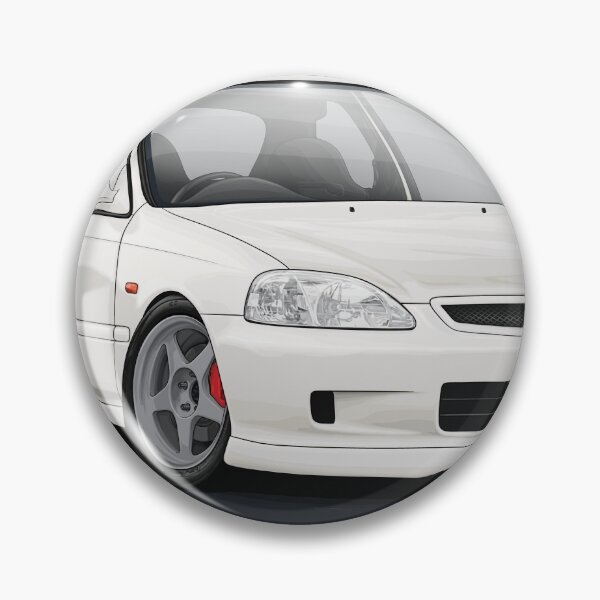 Item preview, EK Civic (facelift) White designed and sold by ArtyMotive.