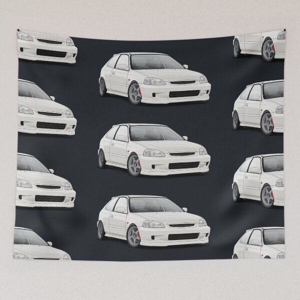 Item preview, EK Civic (facelift) White designed and sold by ArtyMotive.