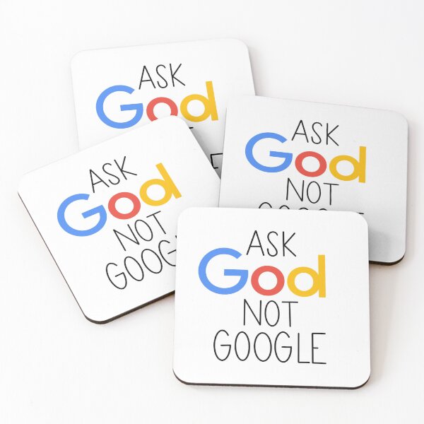 Item preview, Ask God Not Google designed and sold by CCalligraphyCo.
