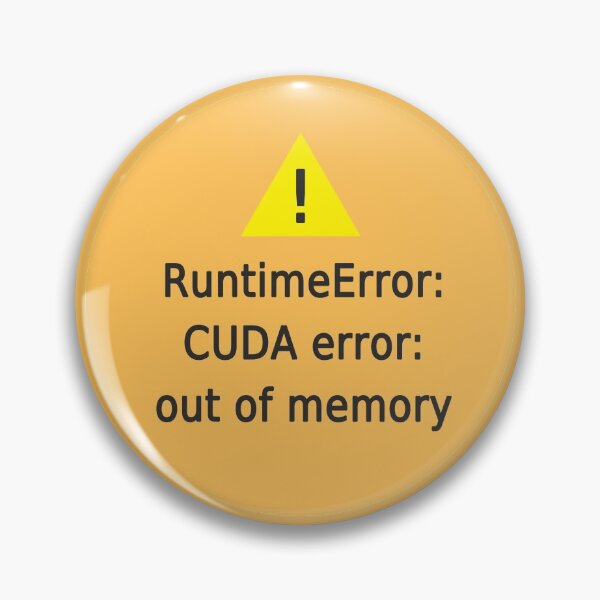 Item preview, runtime error cuda error designed and sold by FunnyGrief.
