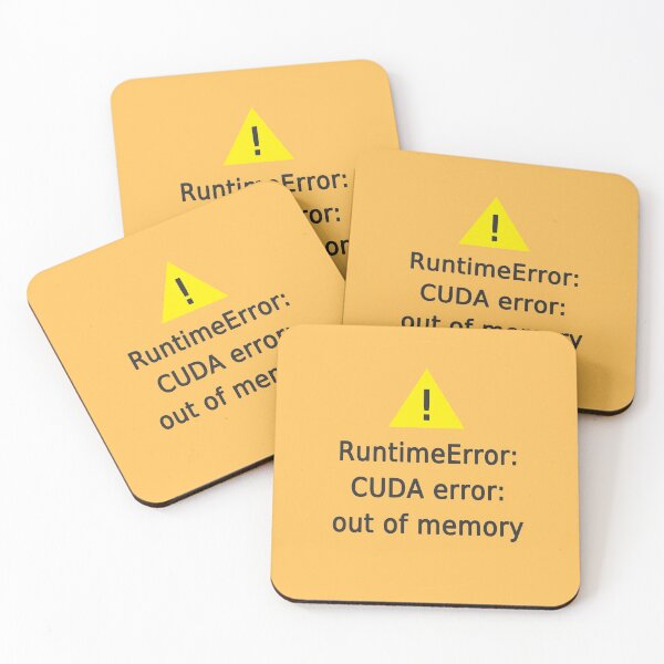 Item preview, runtime error cuda error designed and sold by FunnyGrief.