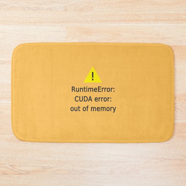 Item preview, runtime error cuda error designed and sold by FunnyGrief.
